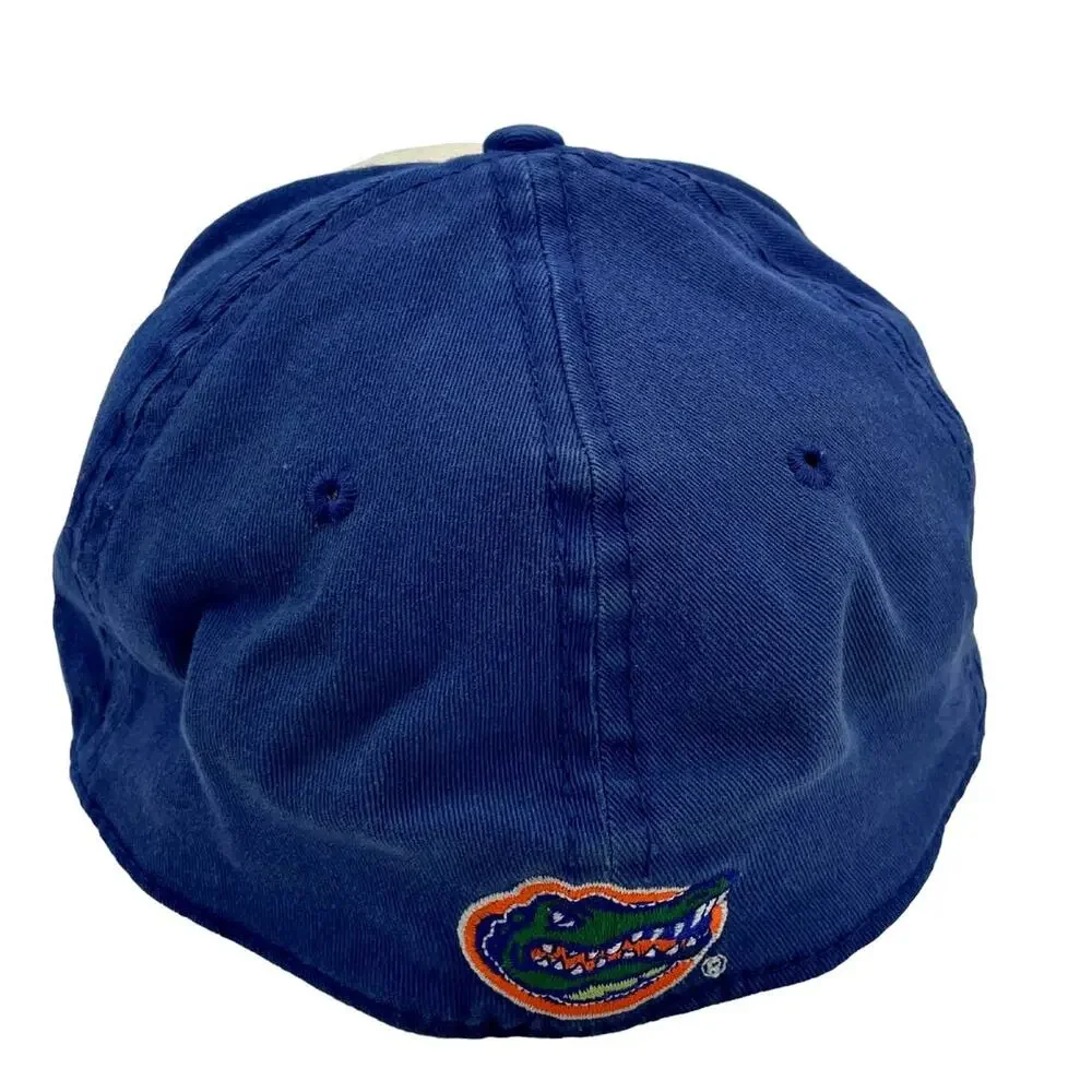 NCAA Univ of Florida Gators New Era Medium / Large Baseball Hat Cap Blue White - Picture 3 of 6
